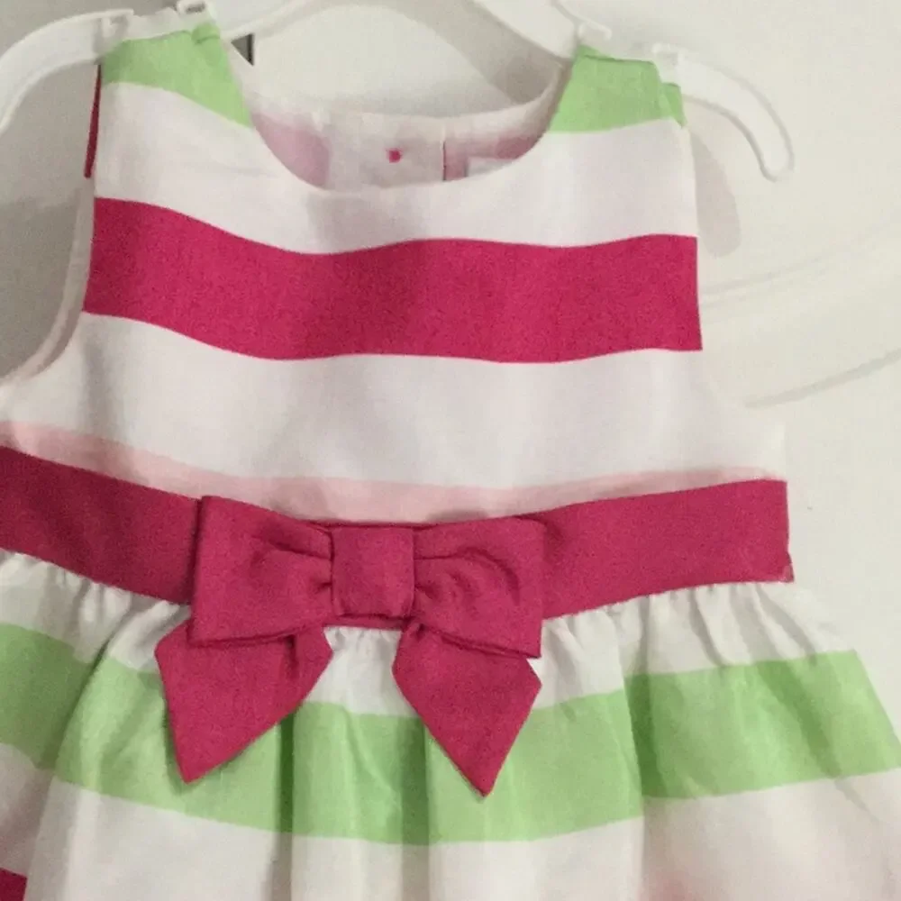 Gymboree striped empire waist dress 18-24m worn 1